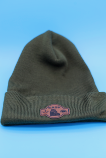 Saskatchewan Inspired - Toque with Leatherette Patch