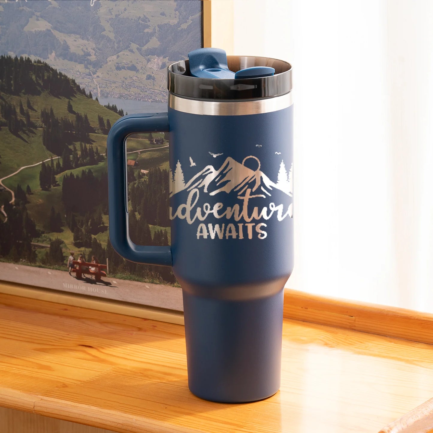 Custom 40 oz Tumbler with Logo