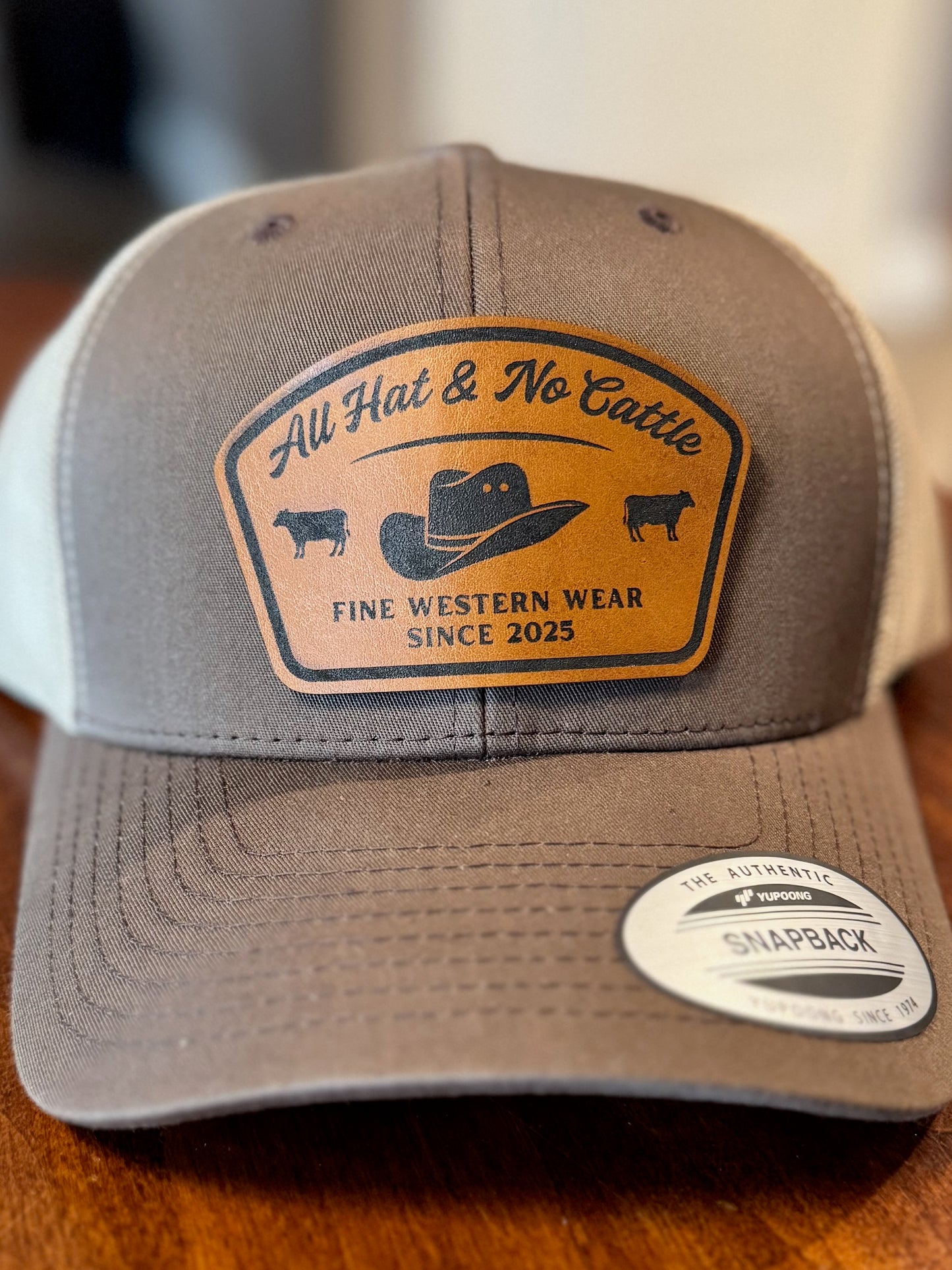 Leather Patch Hats