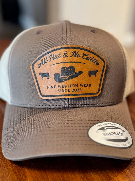 Leather Patch Hats