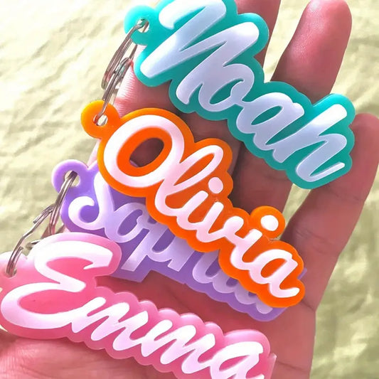Custom Acrylic Name Key Chain