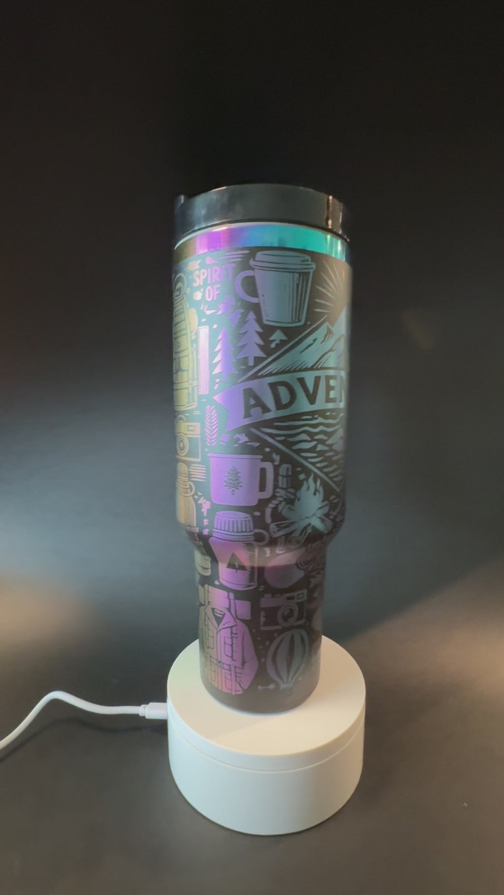 Custom Full Wrap 40 oz Tumbler
