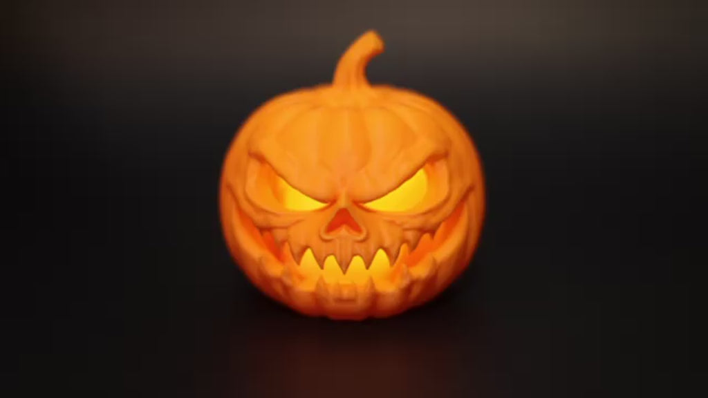 3D Printed Pumpkin